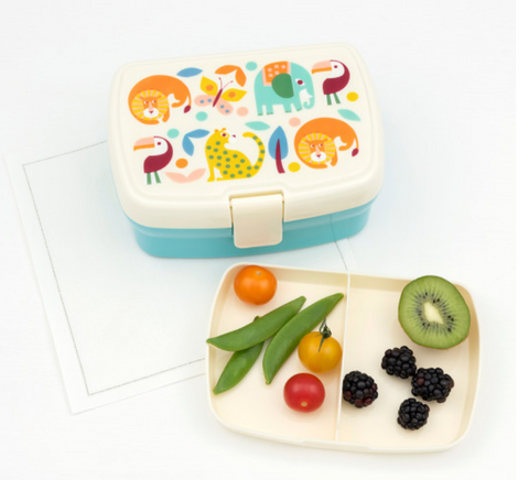 Rex London bento box perfect for kids car snacks as seen on Little Hotdog Watson blog