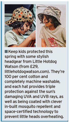 Little Hotdog Watson as featured in Sunday Mirror and Daily Express and Sunday Irish Mirror