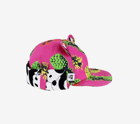 Kids pink pineapple sun hat from Little Hotdog Watson