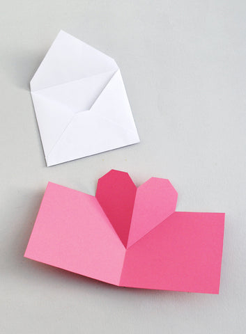 Heart Shape Pop Up Cards 