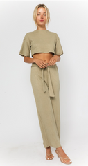 Ribbed Kick Flare Pants – Plush Boutique Brentwood