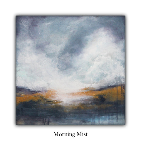 Morning Mist Landscape Painting