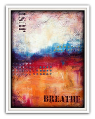just breathe texture painting