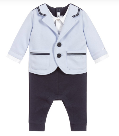 hugo boss baby romper suit