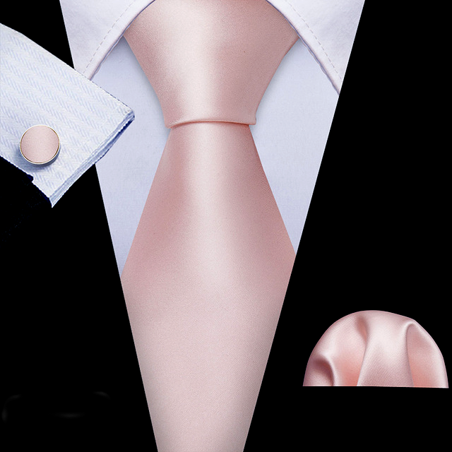 Blush Pink Premium Tie Set Beautiful Ties At Unbelievable Prices