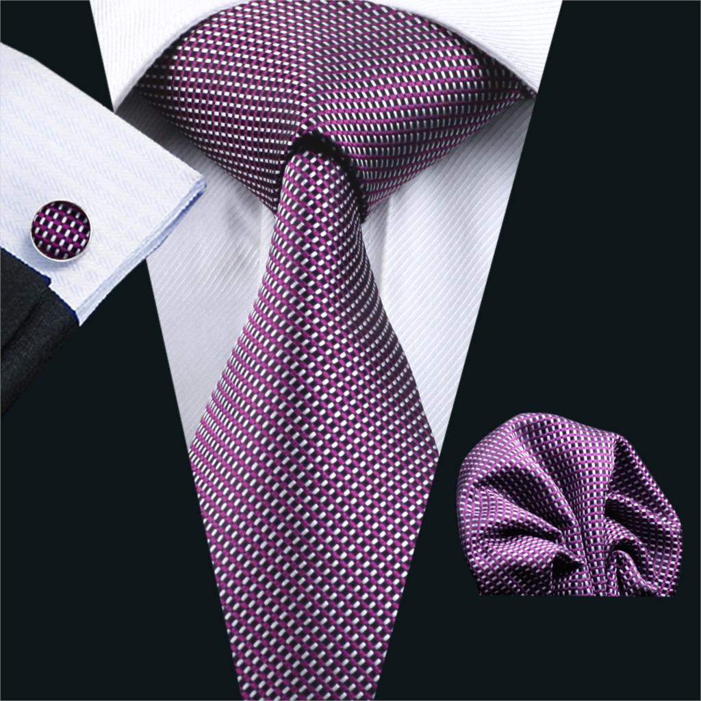 Business Plaid Tie, Pocket Square and Cufflinks – Sophisticated Gentlemen