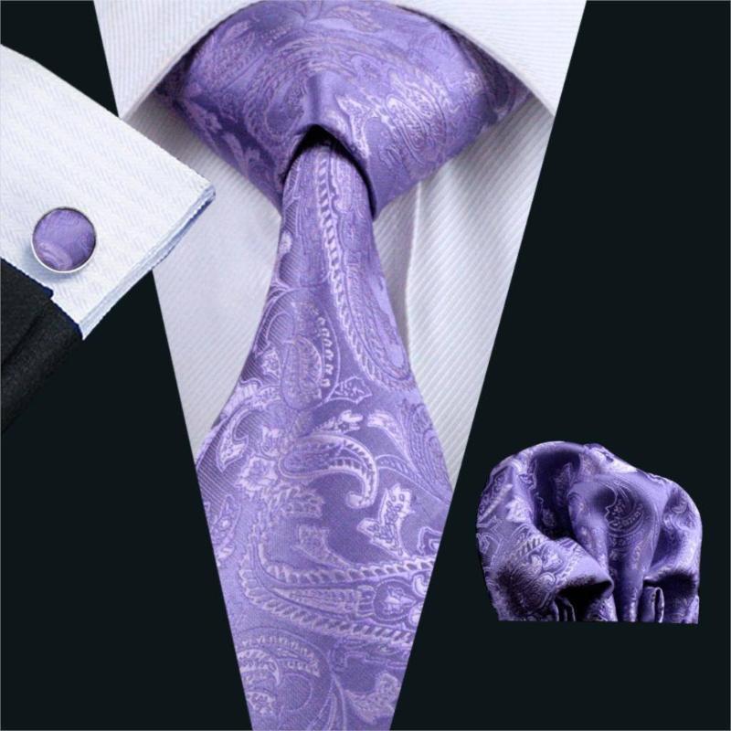 Lilac Floral Tie, Pocket Square and Cufflinks | Beautiful ties at ...