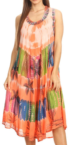 tie dye maxi dress blush