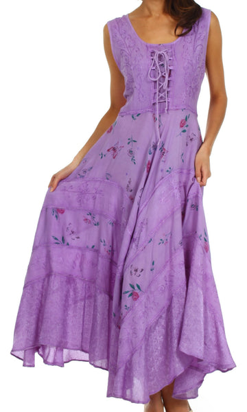 Sakkas Garden Goddess Corset Style Dress | Sakkas Store