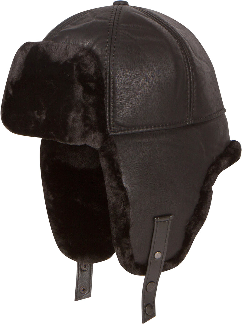 mink aviator hat