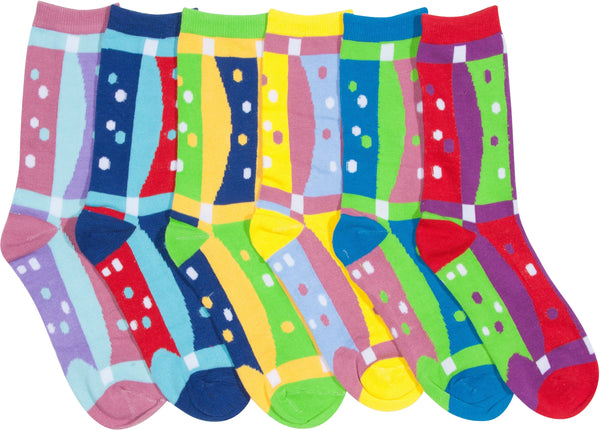 women's colored crew socks