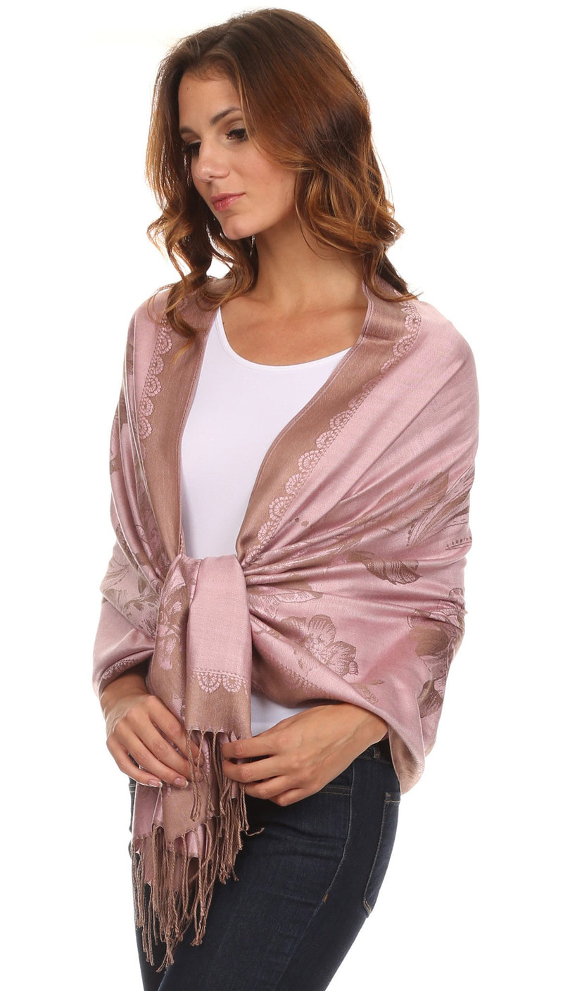 blush pink shawl wrap