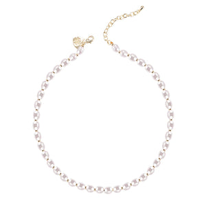 Pearl Layering Necklace Gold - Natalie Wood Designs