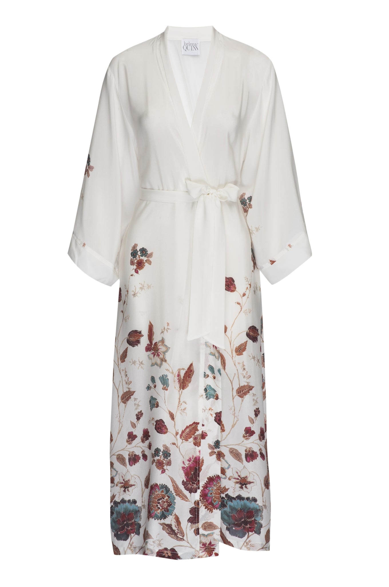 Helena Quinn / / Floral Silk Summer Kimono 