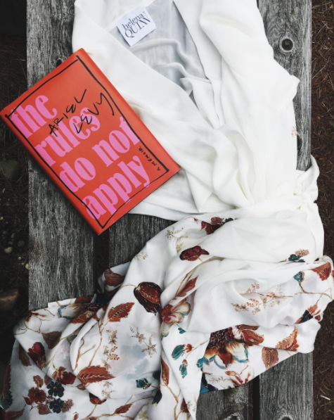 Helena Quinn / / Goop Book Club / / Floral Silk Kimono Robe