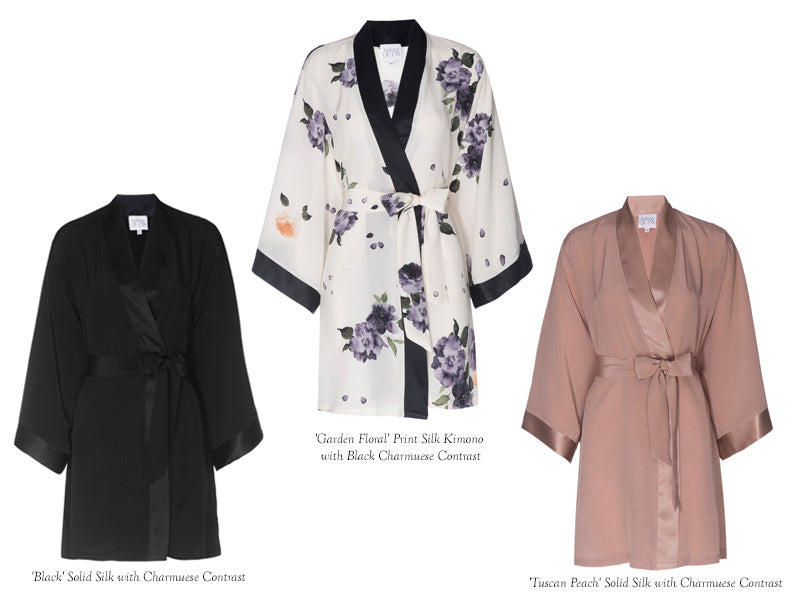 Helena Quinn Silk Kimono Robes