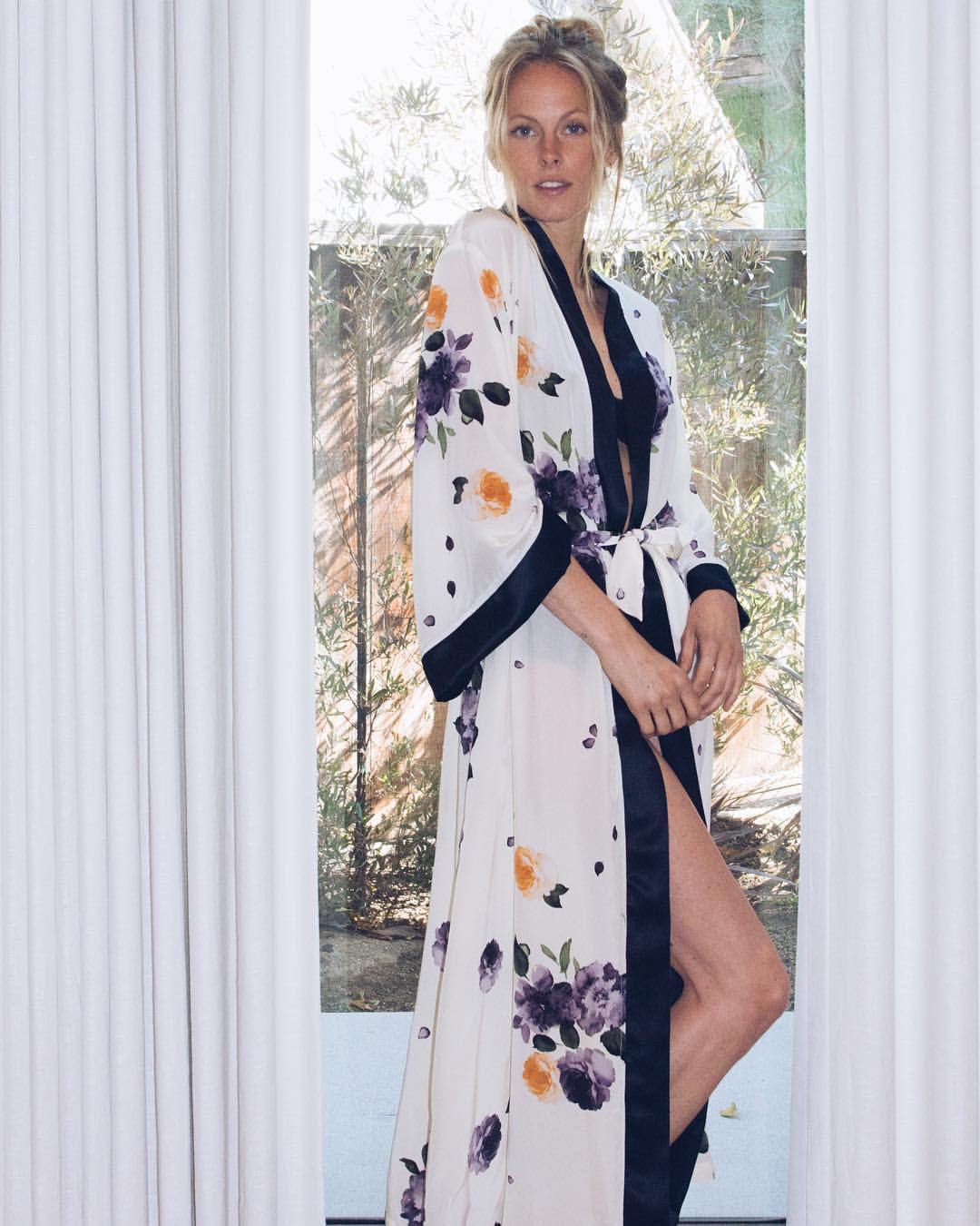 Helena Quinn Silk Kimono Robe