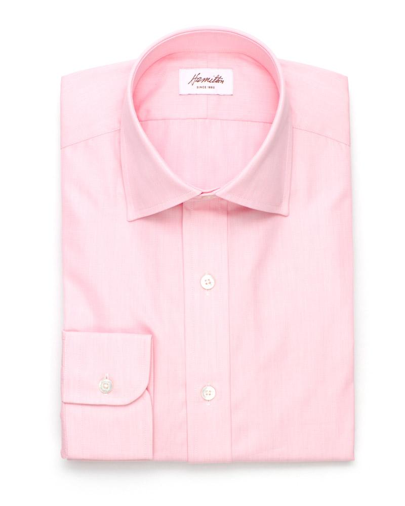 Soft Pink End-on-end Cotton Shirt – Dooleyandrostron