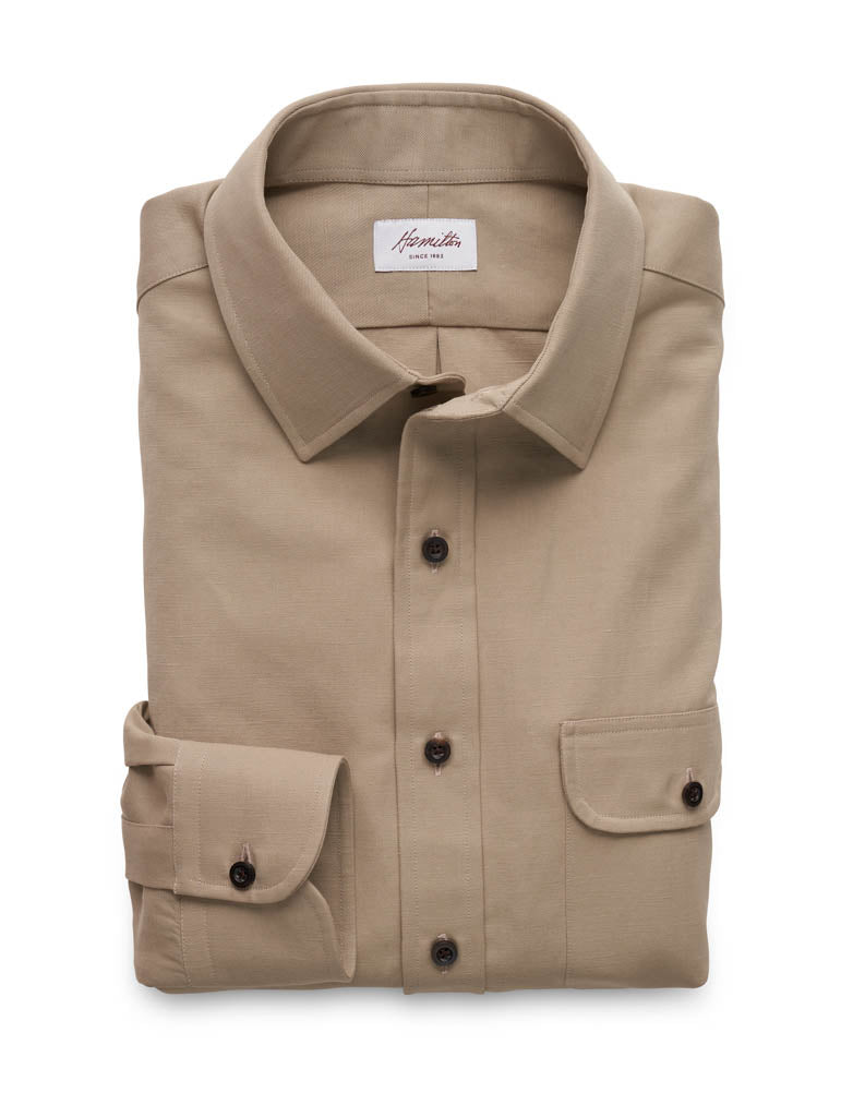 Webb Flap Pocket (Khaki) - Hamilton Shirts