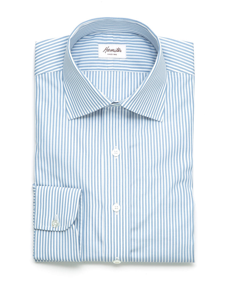 Classic Bengal Stripe (Light Blue) - Hamilton Shirts