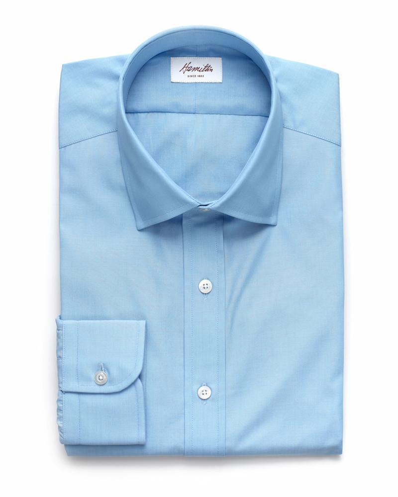 Poplin (Medium Blue) - Hamilton Shirts