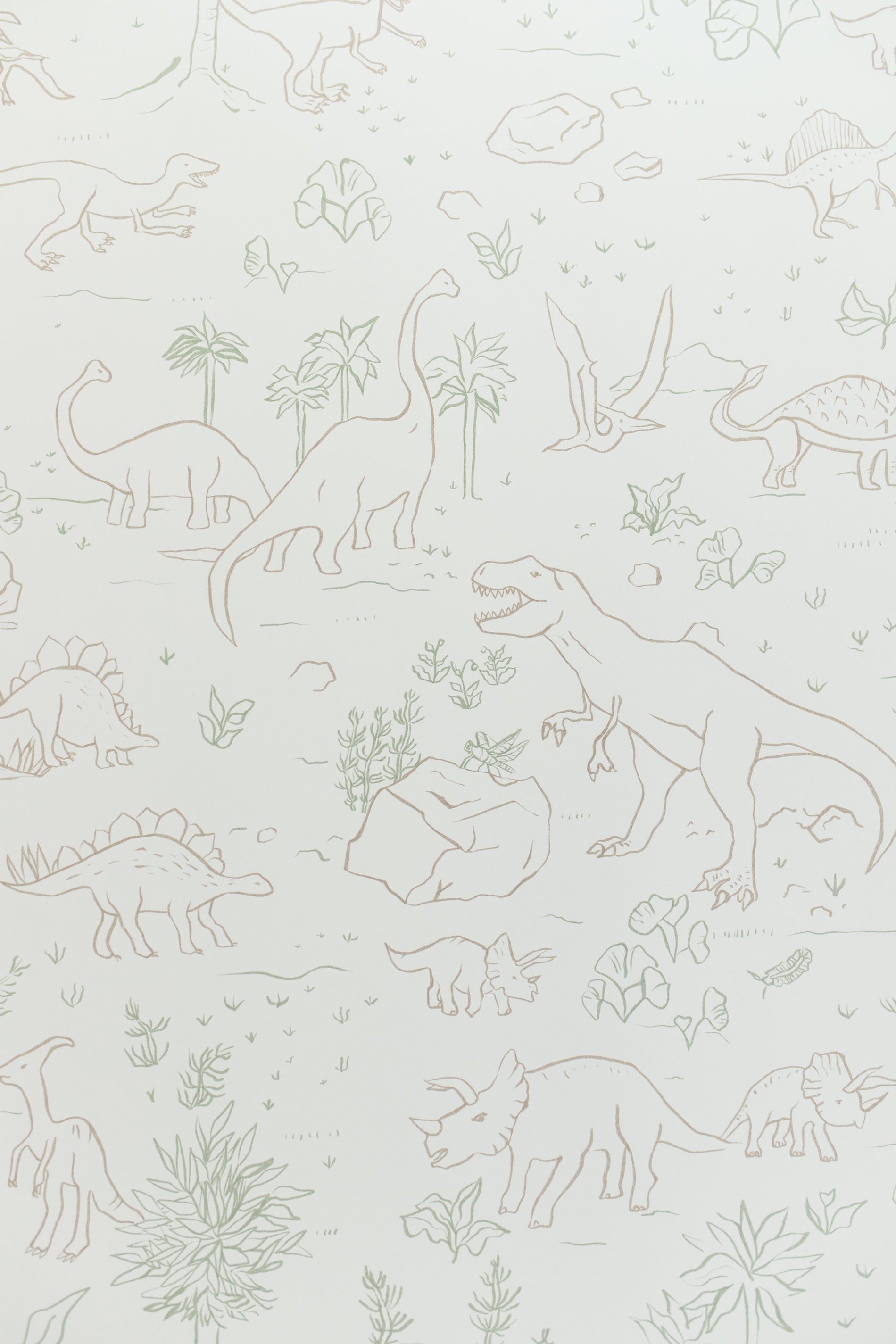 Dinosaur Mural Wallpaper | Anewall Mural Wallpapers