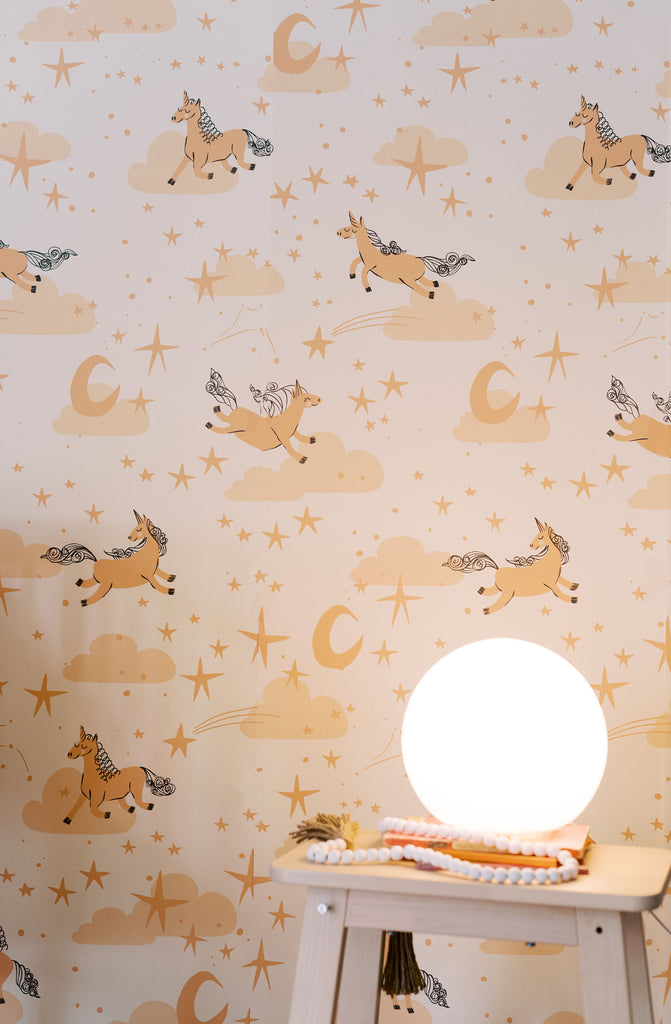 Goodnight Moon Wallpaper | Anewall Mural Wallpapers