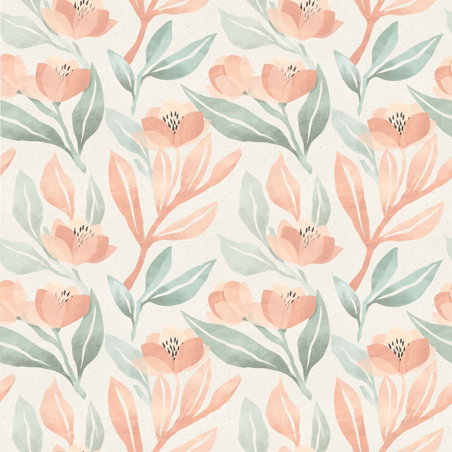 Orange Blossom Wallpaper | Anewall Mural Wallpapers