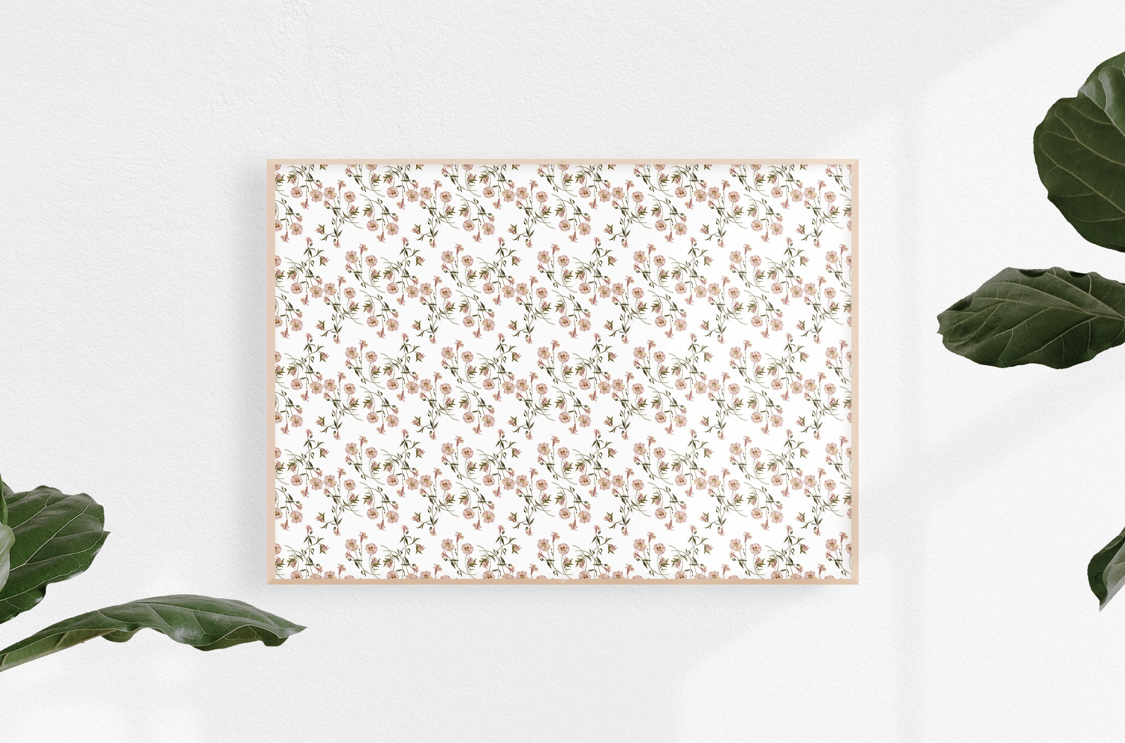 Primrose Wallpaper | Dainty Floral Wallpaper- Anewall Decor