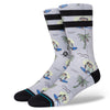 Stance Surfing Monkey Crew Socks - Grey - Skates USA