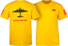 Bones Brigade Bomber T-shirt - Gold - Skates USA