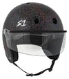 S1 Retro Lifer E-Helmet - Black Gloss Glitter - Skates USA