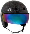 S1 Retro Lifer E-Helmet - Black Gloss Glitter - Skates USA