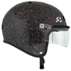 S1 Retro Lifer E-Helmet - Black Gloss Glitter - Skates USA