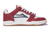 Lakai Shoes Telford Low - Dark Red/Cream Leather - Skates USA