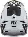 Fly Racing Default Full Face Helmet - Matte White/Black - Skates USA