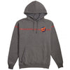 Santa Cruz Other Dot Wrap Stripes Pullover Hooded Mens Sweatshirt - Heather Grey - Skates USA