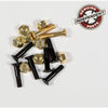 Independent Cross Bolts 7/8" Phillips - Black/Gold - Skates USA