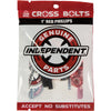 Independent Cross Bolts 1" Phillips - Black/Red - Skates USA