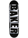 Baker Brand Logo Skateboard Deck - 8.47" Black/White - Skates USA