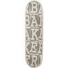 Baker Kader Sylla Ribbon Stack B2 Skateboard Deck - 8.0" Grey - Skates USA
