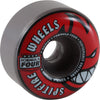 Spitfire Wheels F4 Radials 52mm 101a - Grey/Red (Set of 4) - Skates USA