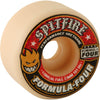 Spitfire Wheels F4 Conical Full 53mm 101a - White/Red (Set of 4) - Skates USA