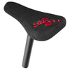 Snafu Solo Seat Padded & Post Combo - Black/Red - Skates USA