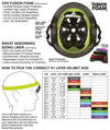 S1 Mini Lifer Helmet - Black Matte/Cyan Straps - Skates USA