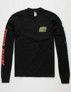 Slime Balls Greetings from SB Long Sleeve Mens T-Shirt - Black - Skates USA