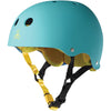 Triple 8 Sweatsaver Helmet - Baja Teal Rubber - Skates USA