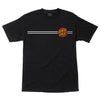 Santa Cruz Classic Dot T-Shirt Medium - Black - Skates USA