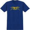 Anti-Hero Basic Eagle Youth T-Shirts - Royal/Yellow - Skates USA