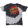 Santa Cruz Classic Dot Short Sleeve Youth T-Shirt - Black Rainbow - Skates USA